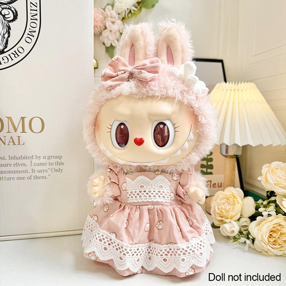 Pro 38cm panenky Labubu, oblečení pro panenky, módní oblečení, mikiny s kapucí, barevné sladění oblečení pro panenky, mikiny, doplňky pro panenky, roztomilé dekorace, malé hadříky