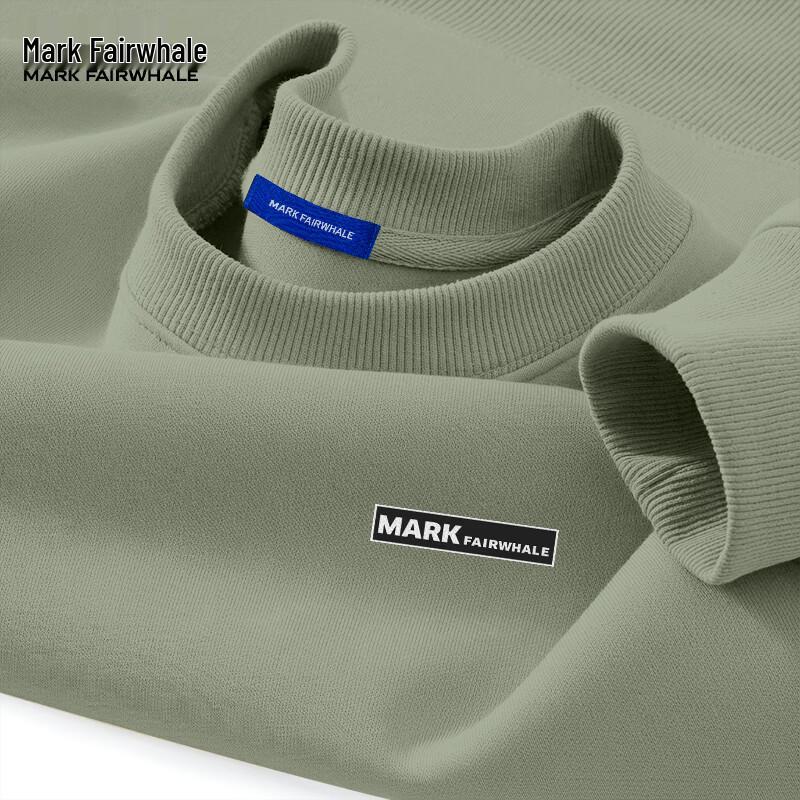 MARK FAIRWHALE Men's Heavyweight Round Neck Sweatshirt