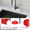 Silicone Diversion Drain Pad Heart Shape Drip Catcher Mat New Faucet Splash Plate  Bathroom