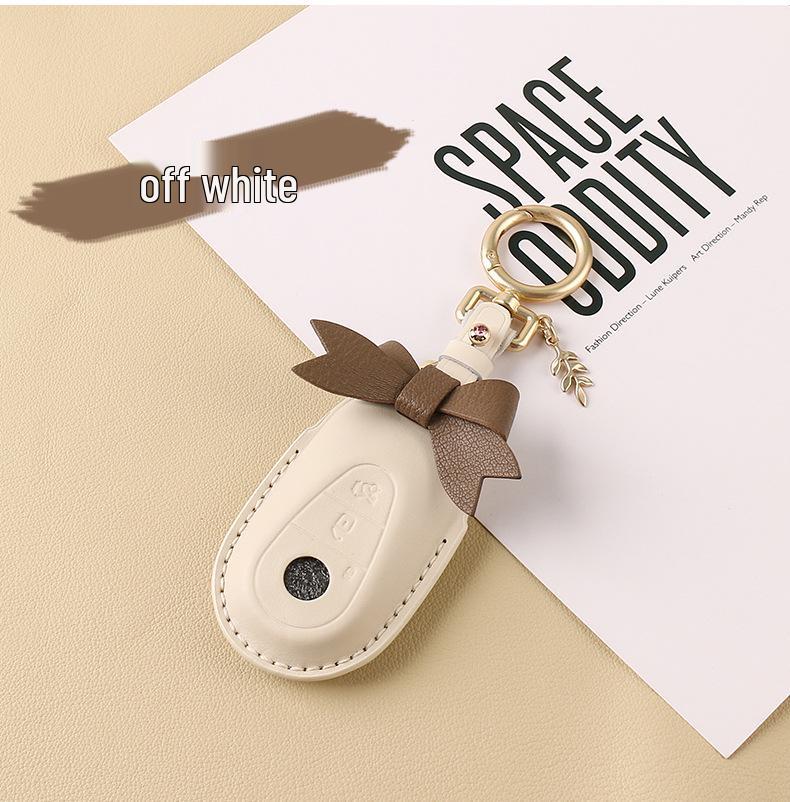 2022 Mercedes-Benz C260L Women’s Handmade Leather Key Cover for S-Class, C-Class, E-Class, GLC, AMG