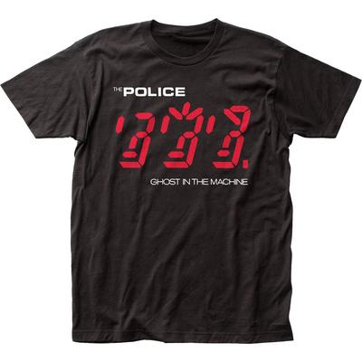 The Police Ghost In The Machine Camiseta de Hombre Rock and Roll Banda de Música Camiseta Negra