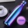 Steel 500ml Stainless Vacuum Water Bottle Flask Leak Proof Gifts Sports Outdoor