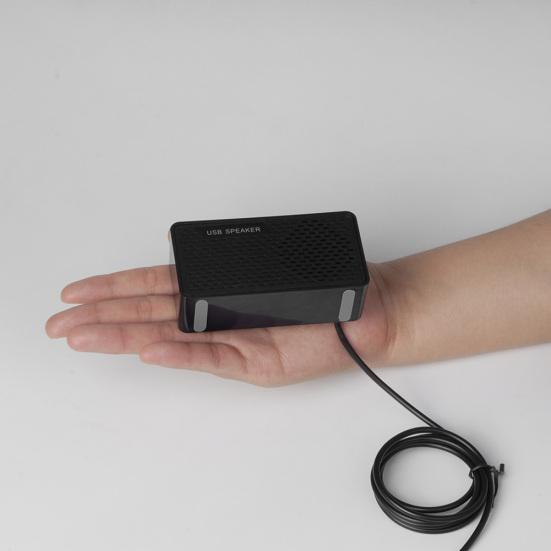HK-5007 Mini přenosný 3W USB reproduktor s dvojitým měničem s 1,2m kabelem pro PC, notebook