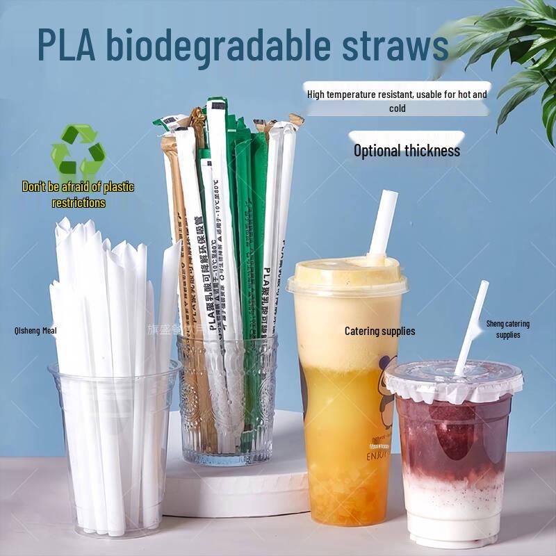 ZISIZ PLA Biodegradable Eco-Friendly Straw