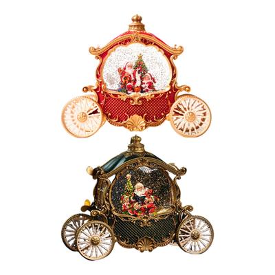 Christmas Carriage Snow Globe, Christmas Snow Globe, Table Decoration, Musical