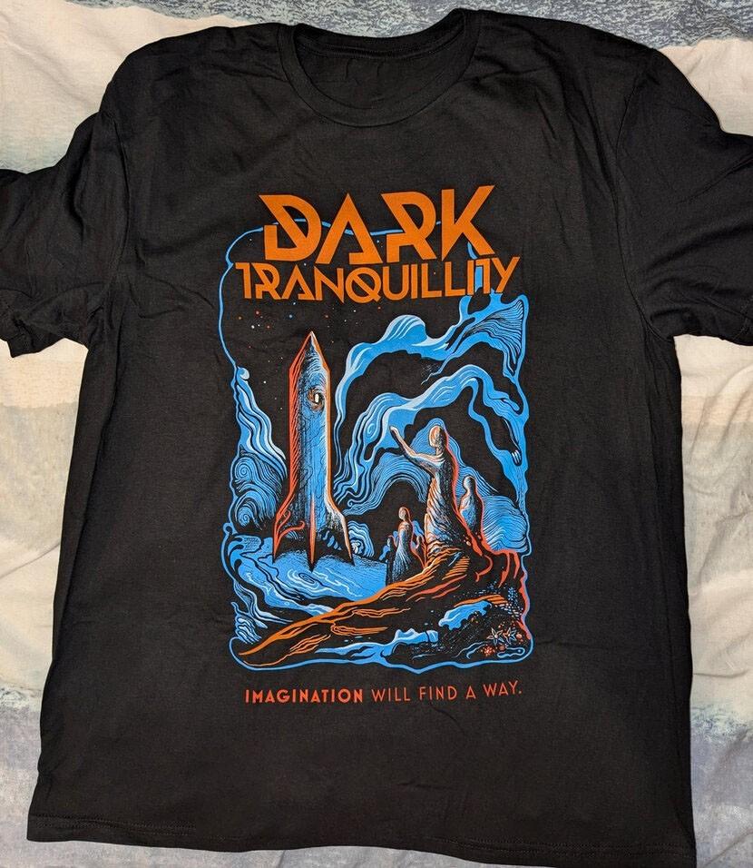Vintage Short Sleeve Dark Tranquillity T Shirt S-5XL NZ072 FREE SHIPPING