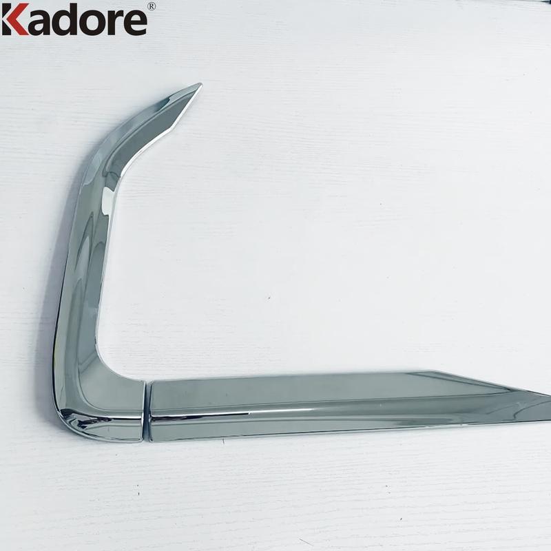 For Toyota Alphard Vellfire 2024 2025 2026 ABS Chrome Car Rear Fog Light Lamp Cover Trim Tail Foglight Bezel Trims Accessories