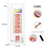 24pcs/Box Full Cover Fake Nails Wearable Nail Tips Women Press On Nails  Manicure Tool