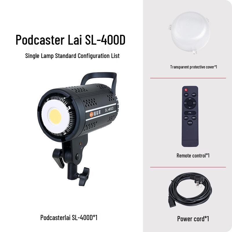 Holofote Yingbang 400W para Transmissão ao Vivo - Luz Suave de Preenchimento para Fotografia e Beleza