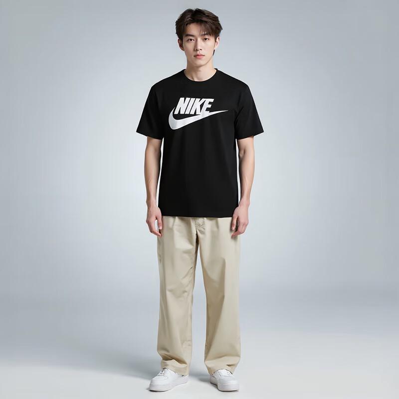 Nike T-shirt da uomo a maniche corte in puro cotone