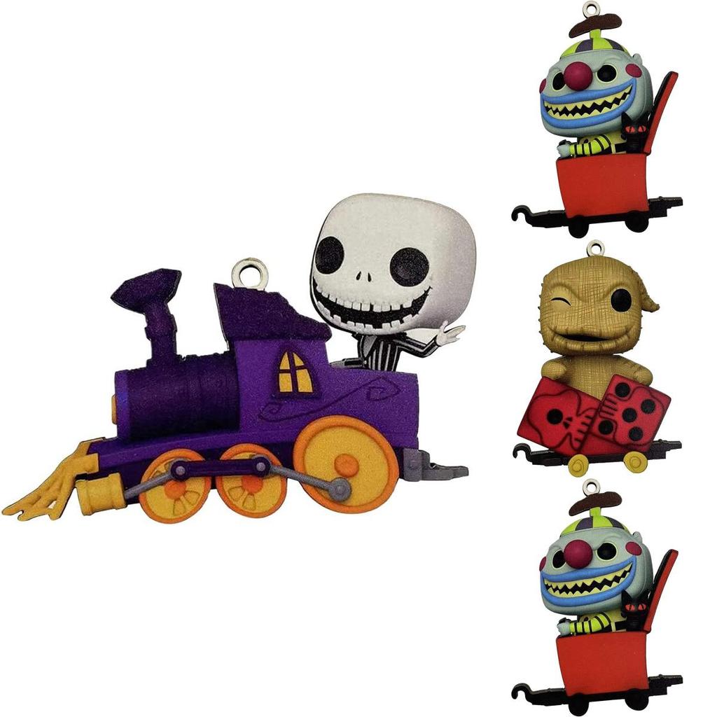 Pingente Único de Árvore de Natal Jack Sally Pesadelo Antes do Natal Decoração de Halloween