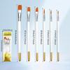 Acrylic Oil Watercolor Artist Brushes Set 6pcs Nylon Material Soft Bristle for Kids Classroom Art Drawing Projects