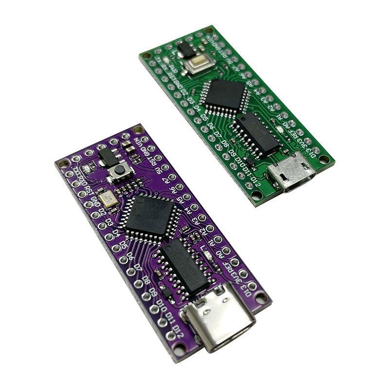 1Pcs Type-C Interface Lgt8F328P Lqfp32 Minievb With Crystal Replaces Nano V3.0 Atmega328P Ch9340/Ch340 Sop16 Usb Driver
