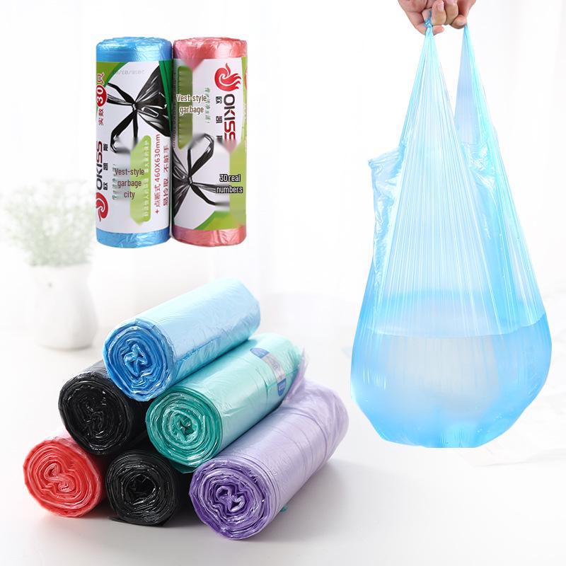 

Oukees Large Black Thickened Disposable Garbage Bags - Household & Colored Handbags Medium 46*63cm Black