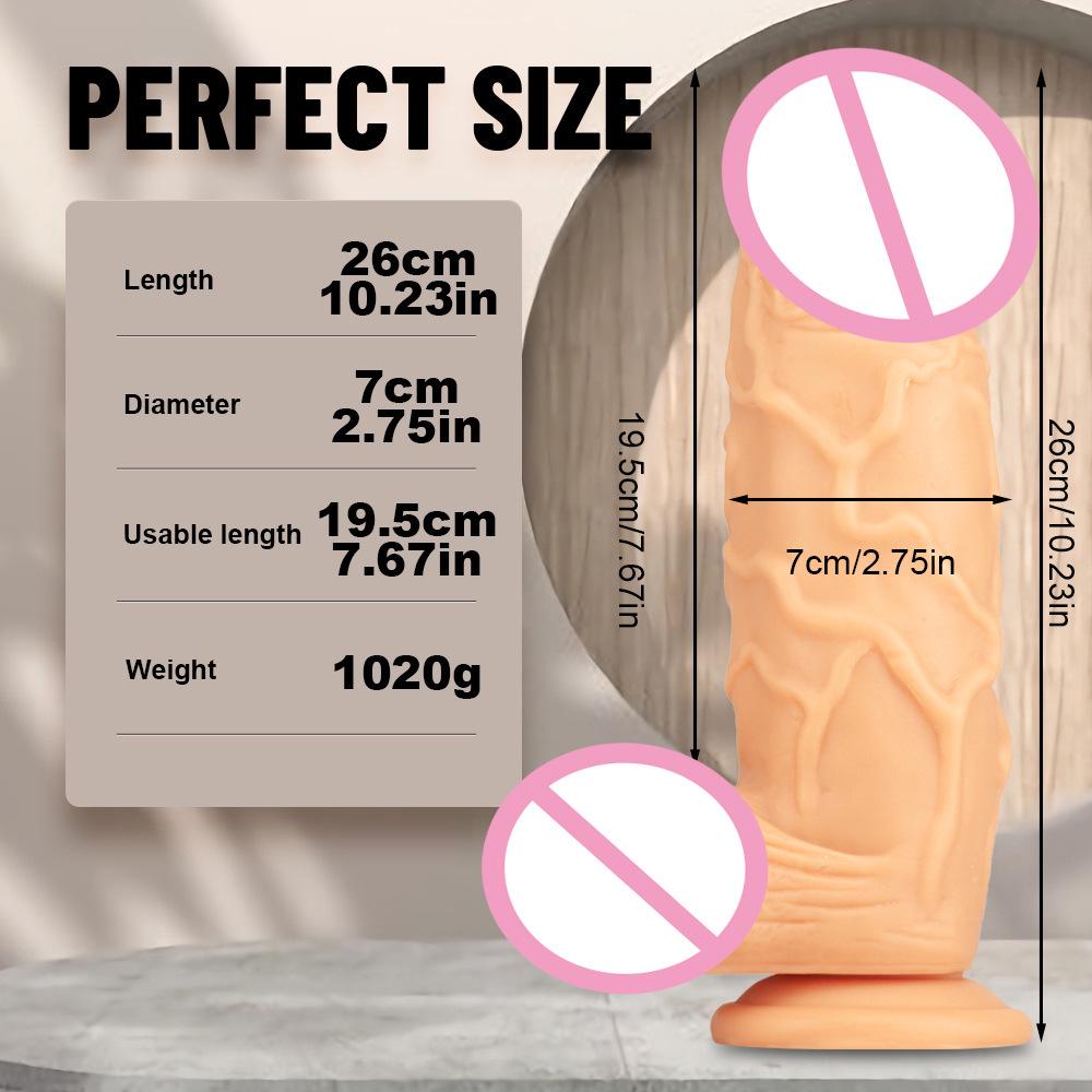 Big Brother Extra Large Colored Dildo: European & American Style, Thick, Long, Self-Pleasurer for Women