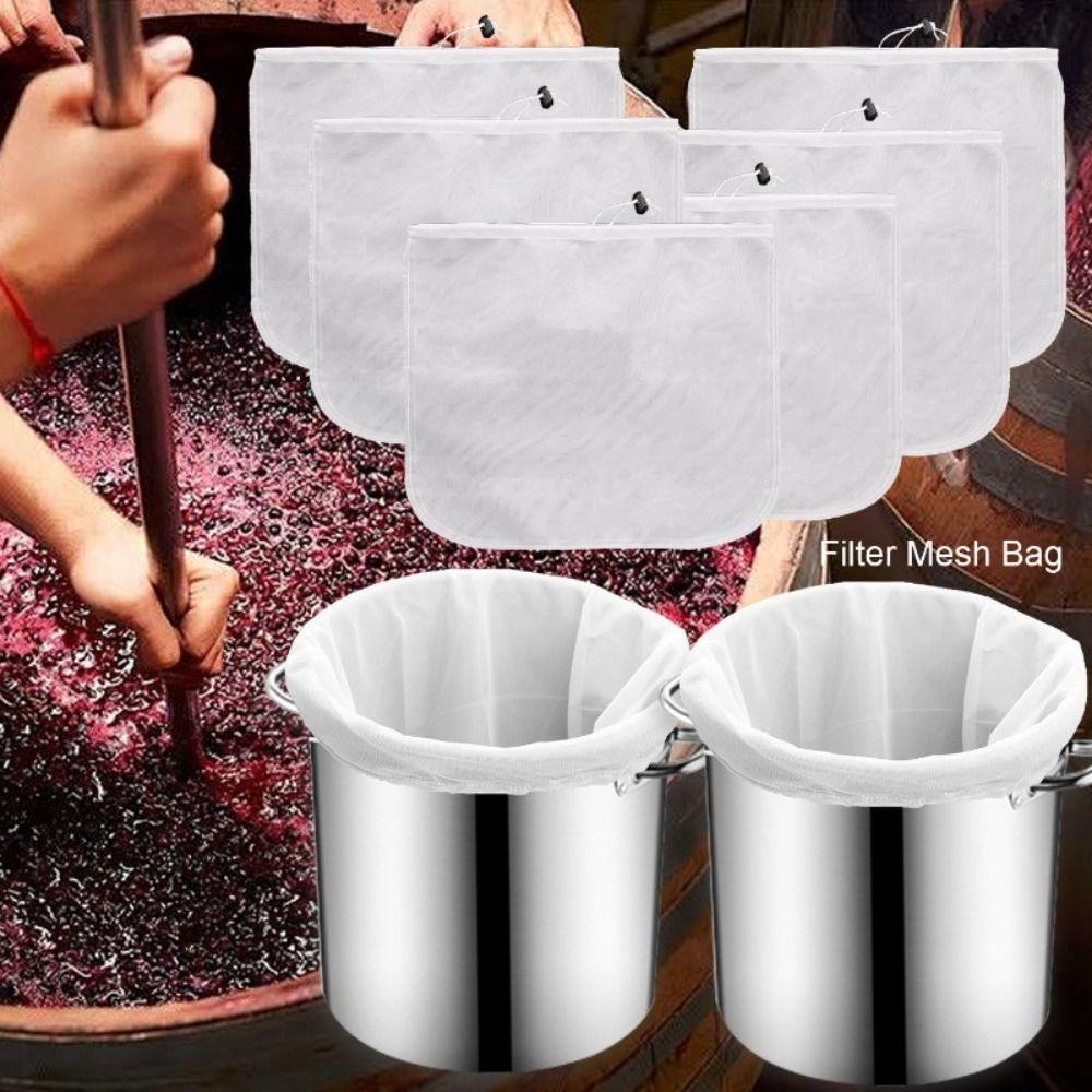 

Easy Clean Soybean Milk Filter Bag Reusable Beer Straine Fruit Juice Filter Kitchen Gadgets 66x56cm