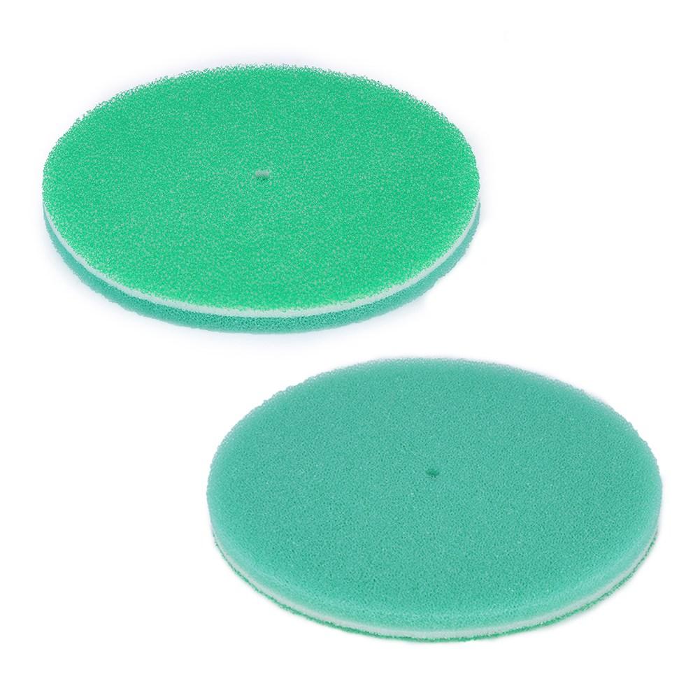 20 * 250mm Burete de Înlocuire Filtru de Aer cu Cap de Ciupercă 3 Straturi Burete Filtru de Aer Verde