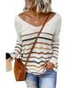 Azura Exchange Striped Knit Sweater