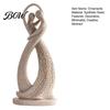 Modern Resin Ornament for Living Room Abstract Couple Sculpture Ornament, Sandstone Style Statue, Romantic Symbolic Gift Embracing Figure Home