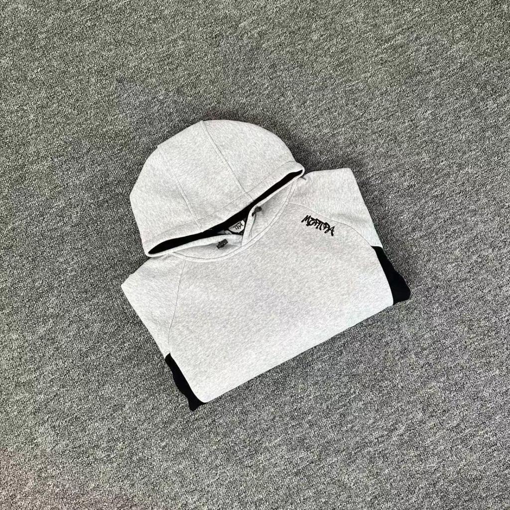 Mertra Patchwork Embroidered Velvet Unisex Batwing Hoodie & Loose Pants Set - Trendy Casual Wear