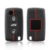2 3-przyciskowy pokrowiec na kluczyk dla Citroena C-Crosser C3 C4 Picasso Berlingo Pokrowiec dla Peugeot Partner Tepee 207 307 308 407 Brelok