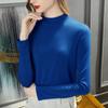Modal bottoming shirt women's semi-turtleneck spring and summer new women's clothing long-sleeved inner slim-fit solid-color top