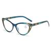 New Fashionable HD Personalized Cat Eye Women's Reading Glasses Ultra Light Neutral Advanced Sensing Anti Blue Light Glasses