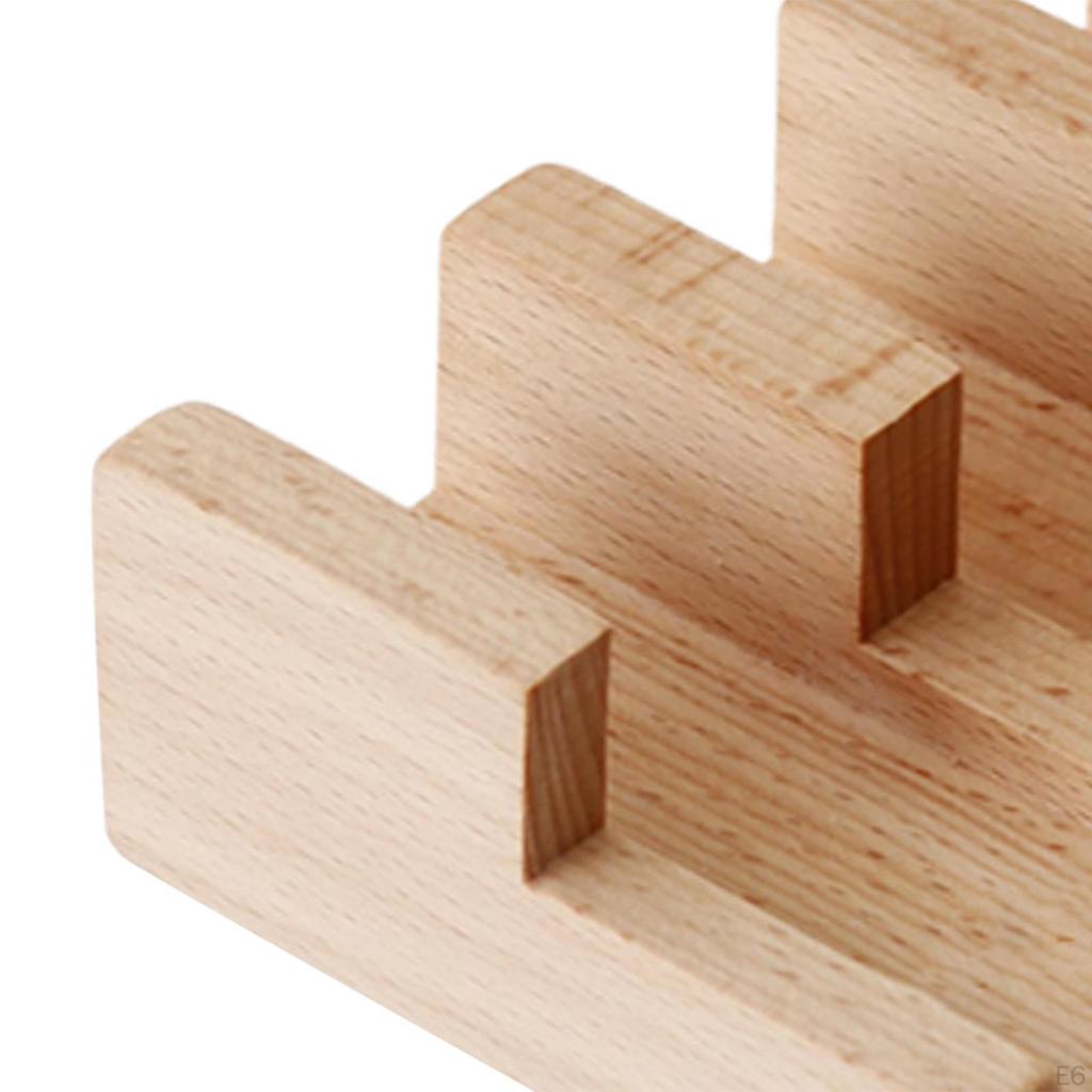 Wood Sushi Holder Display Stand Decorative Novelty Kitchen Gadget Platter Rack for Tabletop Party