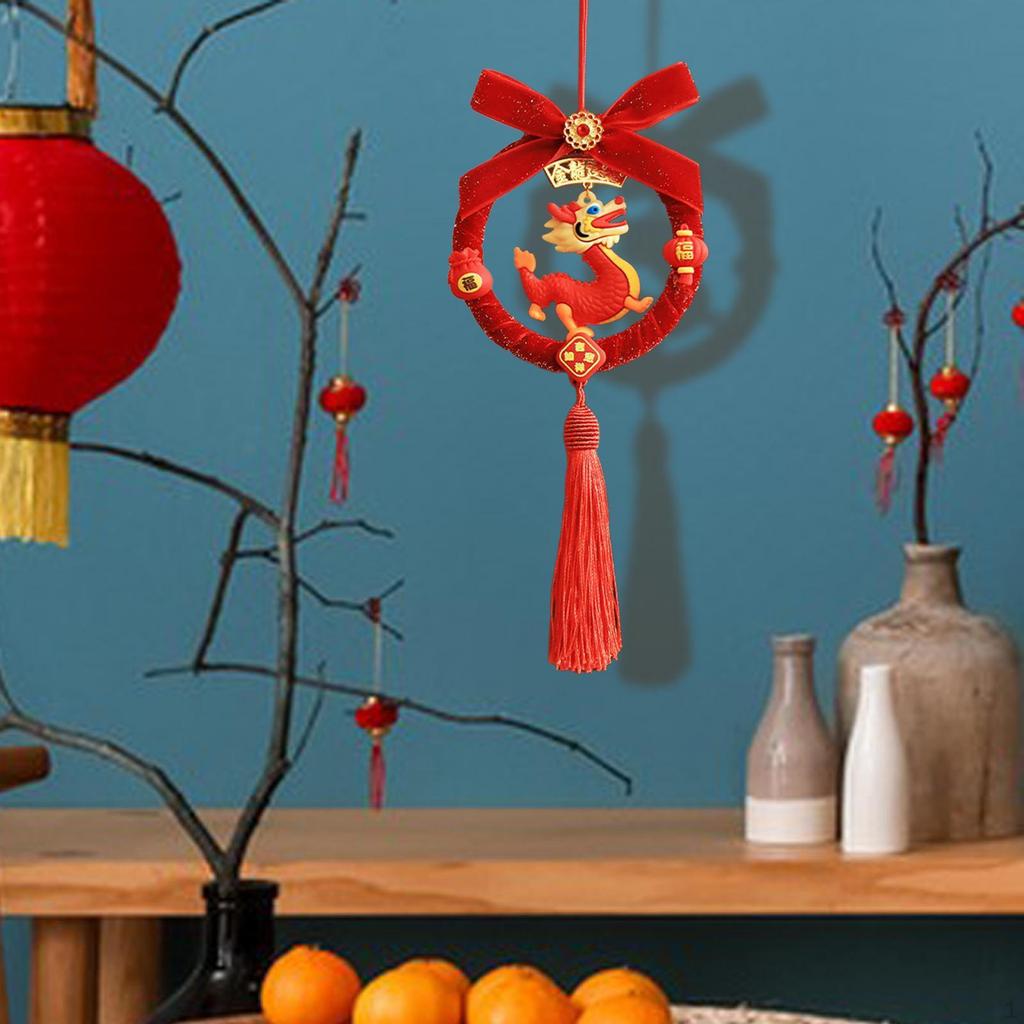 Chinesisches Jahr Hängende Dekoration Anhänger Quaste Ornament Rot Dekorative Glückszeichen Fu für