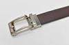 United Colors of Benetton BNMB1025 Easy-to-Attach Slide Lock Belt, Auto-Lock, No Holes, Checkered Pattern, Chocolate, Japan, Maximum Length: Approx. 1