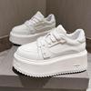 Zhao Ruth, the same style increases the height of 6CM little white shoes women's shoes 2025 new thick-soled versatile board shoes high-heeled casual