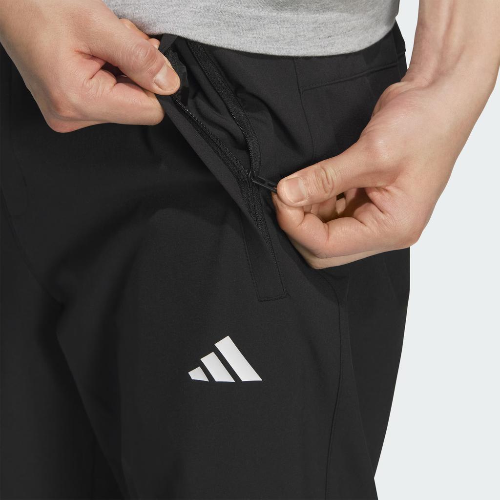 Adidas Must Haves Ss25 Entry Tracksuit Bottoms Climacool Fashion Comfortable Versatile Skin-Friendly Quick-Dry Cropped Casual Pants Men Bottoms KC2877