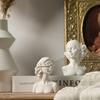 Greek Bust Statue Decoration for Home Decorative Figurines Home Office Bedroom Console Shelf Ornaments Jewelry Display Stand