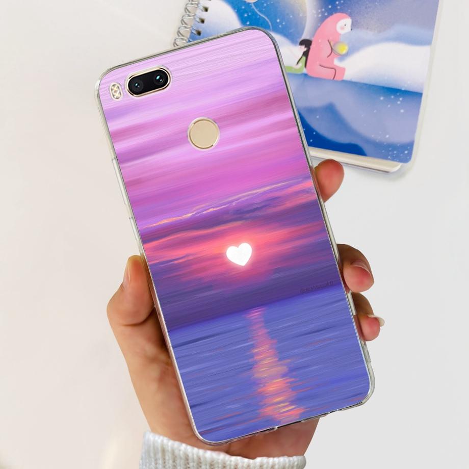 For Xiaomi Mi A1 Mi 5x Case Silicon Soft Clear TPU Phone Cases Back Cover For Xiaomi Mi 5X Mi5X MiA1 Bumper Coque Fundas Capas