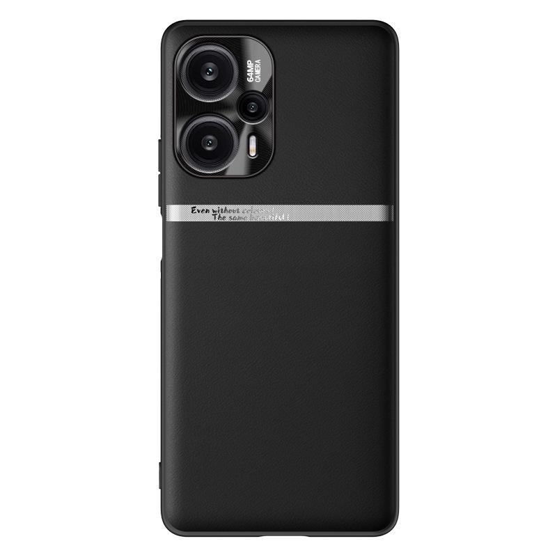 Redmi Note 12 Turbo Leder Anti-Fall Schutzhülle, Einteiliges Design