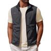 Gilet da Pesca da Uomo Asciugatura Rapida Giacca da Esterno Senza Maniche Leggero Multi Tasche Utilità Abbigliamento da Lavoro Gilet da Escursionismo