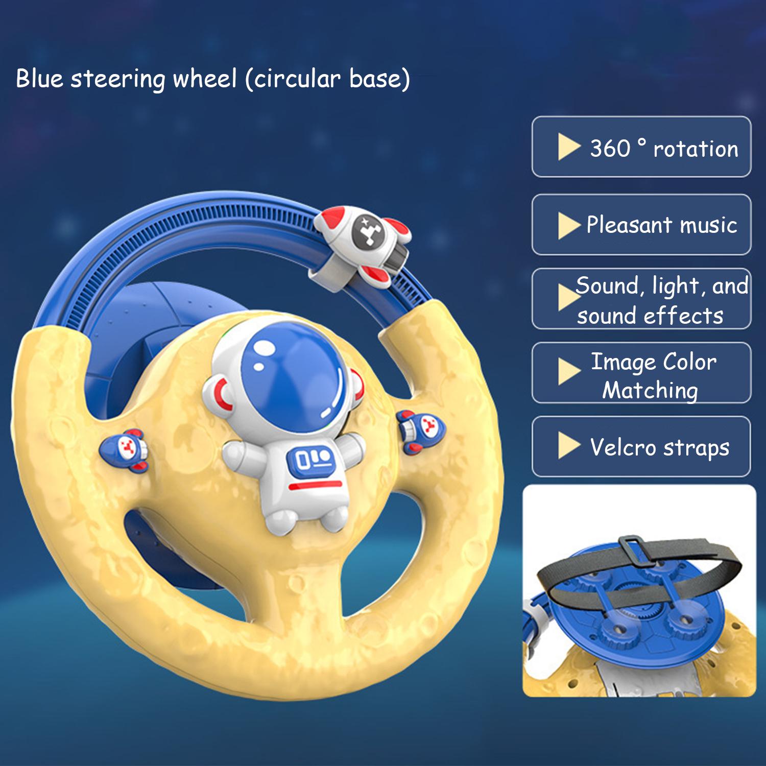 

Дитяча іграшка з вертикальним кермом, іграшка-пазл для дітей раннього віку, що монтується на автомобілі