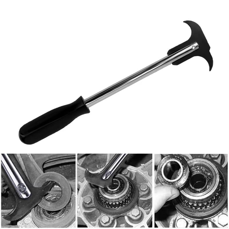 1pc Oil Seal Hook Oil Seal Wrench Puller Automotive Seal Puller Double Hook Grease Seal Remover Oil Seal Disassembly Tools