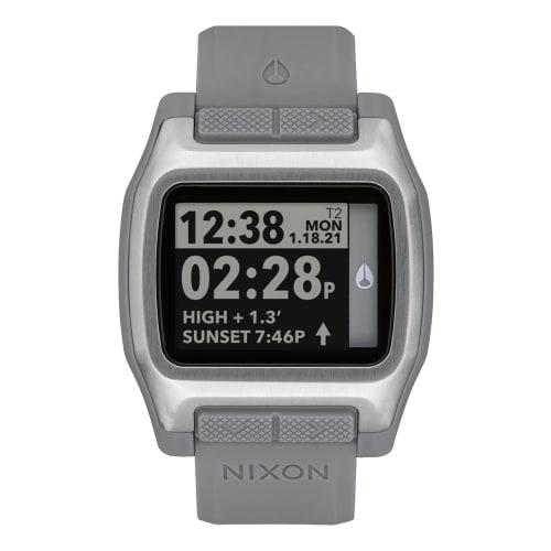 NIXON High Tide Shock-Resistant Digital Watch for Men and Women, Unisex (Gray)