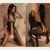 Strumpfhosen mit hoher Taille, Netzstrümpfe für Sex, sexy Porno, weibliche Dessous, Netz-Bondage, erotischer Body, Stretch-Strumpfhose mit offenem Schritt