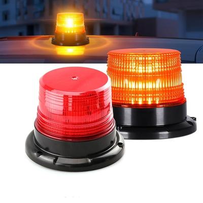 Magnetický Držiak do Auta Núdzové LED Svetlá 24 LED LED Stroboskopické Svetlo Horné Blikajúce Svetlo Nákladné Autá