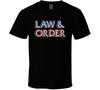 T-shirt Drammatica TV Show Anni '90 Law And Order