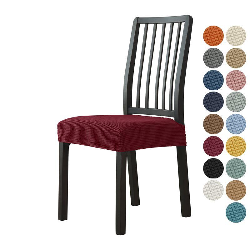 

Jacquard Half-Wrap Chair Seat and Cushion Cover, Dustproof Pad for Dining or Horn Chairs Slipcover