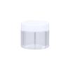100ml Matte Cream PET Plastic Refill Jar - Transparent Wide Mouth Cosmetic Bottle for Face Cream & Hair Mask