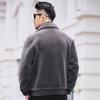 Haining fur winter new sheep shearing men's fur casual lamb wool lapel wool coat fur integrated tide