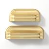 Zinc Alloy Material Drawer Pulls Curved Edges Design Drawer Handles  Kitchen Cabinets