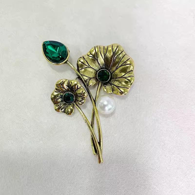 

Ретро брошь Баухиния модная изысканная булавка модный универсальный костюм чонсам легкие роскошные аксессуары