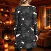 Women's Fashion Casual Printed Long Sleeve Round Neck Dress