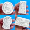 Efficient Food Grade Silicones Cake Decors Molds With Angel Relief Design For Baking Soap Candle Making