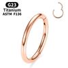 Piercing Naso Titanio G23 F136 Grado Impiantabile 14G 16G 18G 20G Clicker Diaframma Piercing Trago Gioielli Corpo Sexy